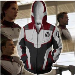 Avengers Endgame 4 Quantum Realm 3D Print Hoodies Men Fitness Pullover Sweatshirts Zipper Jacket Cosplay Costume Streetwear