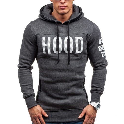 BDLJ 2018 Hoodies Brand Men Chest Letter Printing Sweatshirt Male Hoody Hip Hop Autumn Winter Hoodie Mens Pullover Cotton XXXL