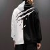 Black White  Splice Hoodies Oversize Hip-hop Style Swag Tyga Hoodie Autumn Winter Warm Thick Hoodies US Size XS-XL