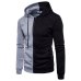 Casual Mens Hoodies Streetwear Hip Hop Long Sleeve Hoodie Men Black White Bodybuilding Sweatshirts Male Sportswear Hoody Jacket