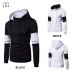 Casual Mens Hoodies Streetwear Hip Hop Long Sleeve Hoodie Men Black White Bodybuilding Sweatshirts Male Sportswear Hoody Jacket