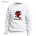 Deadpool Sweatshirt Men Funny Print Hoodie Crewneck Sweatshirts Winter Autumn Black Dead Pool Super Hero Hipster Brand Clothing