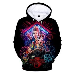 Dropship 2019 Hot Men's Hoodie Stranger Things Season 3 Sweatshirt Tv Series Stranger Things 3d Print Winter Warm Hoodies Tops