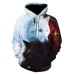 Fashion Men Wolf Animal 3D Printed Hooded Hoodies Men / Women's Shinning Wolf Design Sweatshirts 3D Harajuku Hoody