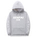 Fashion japanese streetwear SENPAI Hoodie Sweatshirt Multiple Colour Men Women Hoodies Pullover sudadera hombre