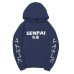 Fashion japanese streetwear SENPAI Hoodie Sweatshirt Multiple Colour Men Women Hoodies Pullover sudadera hombre