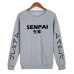 Fashion japanese streetwear SENPAI Hoodie Sweatshirt Multiple Colour Men Women Hoodies Pullover sudadera hombre