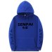 Fashion japanese streetwear SENPAI Hoodie Sweatshirt Multiple Colour Men Women Hoodies Pullover sudadera hombre