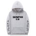 Fashion japanese streetwear SENPAI Hoodie Sweatshirt Multiple Colour Men Women Hoodies Pullover sudadera hombre