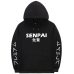 Fashion japanese streetwear SENPAI Hoodie Sweatshirt Multiple Colour Men Women Hoodies Pullover sudadera hombre