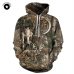 Forest Deer 3D Hoodies Men Women Hip Hop Sweatshirts Winter Autumn Hoody Pullover Tracksuits Casual Crewneck Hooded Streetwear