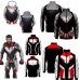 Hoodie Cosplay Avengers Endgame Quantum Realm Sweatshirt Jacket Advanced Tech Costumes Avengers End Game Hood Superhero Hoodies