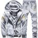 Hoodie Sweatshirt Men/Women 2019 Coat Fleece Hoodies Sweatshirts+Sweatpants Suit Autumn Winter Warm Logo Printed Hooded Pullover