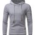 Hoodies Men 2018 Brand Male Long Sleeve Solid Color Hooded Sweatshirt Mens Hoodie Tracksuit Sweat Coat Casual Sportswear S-4XL