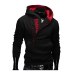 Hoodies Men 2019 Spring Fashion Tracksuit Sweatshirt Men's Winter Warm Collar Cap Long Sleeves Pullover Hoody Sports Sweatshirts