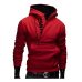 Hoodies Men 2019 Spring Fashion Tracksuit Sweatshirt Men's Winter Warm Collar Cap Long Sleeves Pullover Hoody Sports Sweatshirts