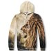 Hot Sales 3D Printed Tiger Men Hoodies Fashion Styles Males Wholesale