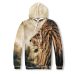 Hot Sales 3D Printed Tiger Men Hoodies Fashion Styles Males Wholesale