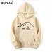 Kawaii Cat Hoodies Men Not Today Funny Graphic Sweatshirt Men/Women Harajuku Fashion Sweat Unisex Long Sleeve Sudadera Mujer