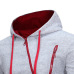 Laamei 2019 Autumn Fashion Casual Solid Hoodies Men/women Polluver Sweatshirt Men Hooded Hoodie Pullover Zipper Blouse Plus Size