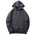 Laamei EU Size Fashion Colorful Hoodies Men's Thicken Clothes Winter Sweatshirts Men Hip Hop Streetwear Solid Fleece Man Hoody