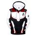 Marvel Avengers Endgame Quantum Realm Cosplay Costume 3D Hoodies Men women Hooded Avengers Zipper End Game Sweatshirt Jacket