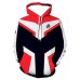 Marvel The Avengers 4 Endgame Quantum Realm Spiderman Cosplay Costume Hoodies Unisex Avengers Zipper End Game Sweatshirt Jacket