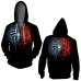 Marvel The Avengers 4 Endgame Quantum Realm Spiderman Cosplay Costume Hoodies Unisex Avengers Zipper End Game Sweatshirt Jacket