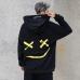 Men Hoodies Sweatshirts Smile Print Headwear Hoodie Hip Hop Streetwear Clothing Us size S-XL