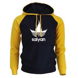 Men's Hoodies Anime Dragon Ball Z Super Saiyan Sweatshirt 2018 New Hot Sale Raglan Hoody Autumn Winter Men's Sportswear Hoodie