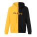 Mens Hoodies Sweatshirt Happy Smiling Face Print Mens Patchwork Hoodies Long Sleeve Hooded Pullover Jumper Sweatshirts Men