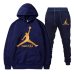 New Tracksuit men Sportswear Set Fleece Hoodie suit Jordan letter print Malechandal hombre Spring Autumn winter hoodie+Pants Set