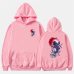 Newest Japanese  Funny Cat Wave Printed Fleece Hoodies 2019 Winter Japan Style Hip Hop Casual Sweatshirts KODAK Streetwear