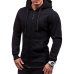 Plus Size Men Hoodies Jacket Autumn Winter Drawstring Zipper Hooded Sweatshirt Tops Male Long Sleeve Pocket Pullover Hoodie Coat