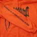 Revenge Kill MENS Sweat Hoodie Sweatshirt Orange Black Hooded Handsome Plus Size XXL