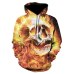 Skull headr Men Hoodies Sweatshirts 3D Printed Funny Hip HOP Hoodies Novelty Streetwear Hooded Autumn Jackets Mlae Tracksuits