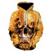 Skull headr Men Hoodies Sweatshirts 3D Printed Funny Hip HOP Hoodies Novelty Streetwear Hooded Autumn Jackets Mlae Tracksuits