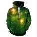 Space Galaxy 3d Sweatshirts Men/Women Hoodies With Hat Print Stars Nebula Spring Autumn Winter Loose Thin Hooded Hoody Tops