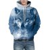 Space Galaxy 3d Sweatshirts Men/Women Hoodies With Hat Print Stars Nebula Spring Autumn Winter Loose Thin Hooded Hoody Tops