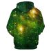 Space Galaxy 3d Sweatshirts Men/Women Hoodies With Hat Print Stars Nebula Spring Autumn Winter Loose Thin Hooded Hoody Tops