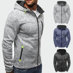 Spring Autumn Men's Jackets Hooded Coats Casual Zipper Sweatshirts Male Tracksuit Fashion Jacket Mens Clothing Outerwear ML032