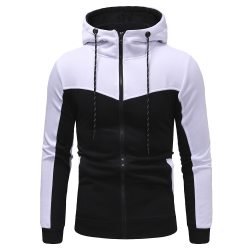 Sweatshirt Mens Autumn Winter Casual Packwork Slim Fit Sweatshirt Hoodies Top Men's zipper Warm Outdoor sport Top oct23