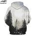 TUNSECHY Hot Fashion Men/Women 3D Sweatshirts Print Milk Space Galaxy Hooded Hoodies Unisex Tops Wholesale and retail