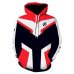 The Avengers 4 Endgame Quantum Realm Cosplay Costume Hoodies Men Hooded Avengers Zipper End Game Sweatshirt Jacket