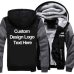 US Size Custom Mens Hoodies DIY Print LOGO Design Hoodie Winter Fleece Thicken Coat Jacket Sweatshirts Drop Shipping