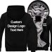 US Size Custom Mens Hoodies DIY Print LOGO Design Hoodie Winter Fleece Thicken Coat Jacket Sweatshirts Drop Shipping