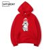 Winter Men's Senpai Anime Girl Nerdy Design Print Fleece Hoodies Sweatshirts Autumn Unisex Funny Black Hoody Man Winter Clothes