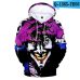 haha joker 3D Print Sweatshirt Hoodies Men and women Hip Hop Funny Autumn Streetwear Hoodies Sweatshirt For Couples Clothes