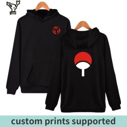 kpop Naruto Hoodies Sweatshirts Uchiha Syaringan Hooded Boys Hokage Ninjia Men/women Classic Cartoon printed Clothes 4xl Custom