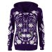 2018 Autumn Women Hoodies Long Sleeve Skull Print Hooded Pullover Winter Ladies Sweatshirts Blouse Tops Shirt Plus Size 5XL